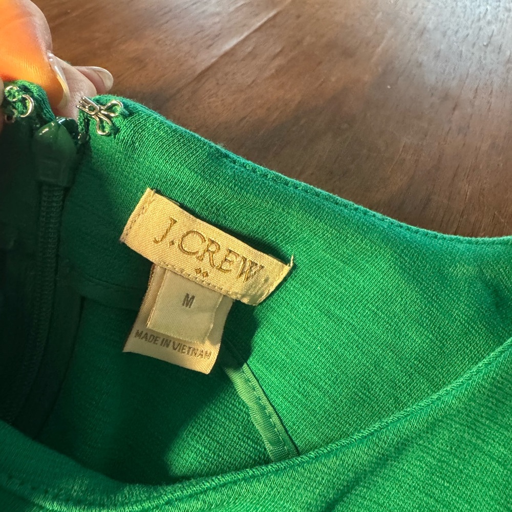 J. Crew Vibrant Green Sleeveless Dress - Picture 7 of 9
